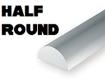Evergreen Scale Models Styrene Half Round